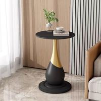 Canapé simple 56x40x33 cm, table d'appoint créative, petite table ronde, style luxe léger, salon moderne et minimaliste