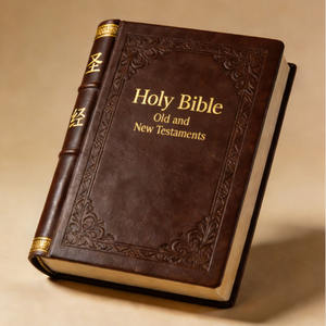 Cubierta para Biblia y Libros con Impresión Bíblica, Cubierta para el Corán con Impresión de Libros - Product Image 2