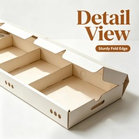 Boîte à pizza en carton ondulé de qualité supérieure avec logo personnalisé pour les services de restauration à emporter et de traiteur