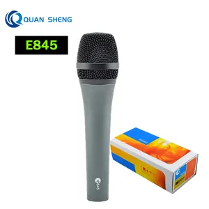 Professional E845 Vocal Dynamic Cardioid Wired Mic E 845 Karaoke Handheld Microphone For Sennheiser