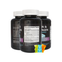 Bonbons Gommeux au Collagène Marin pour la Beauté, Biotine Cheveux Peau Ongles, Marque Privée Adulte, 60 Unités, 2 Gommes par Dose, Fabrication GMP OEM ODM