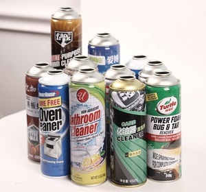 Lata de aerosol vacía y lata de aerosol <span class=keywords><strong>pintura</strong></span> en aerosol, ambientador, espuma de PU - Product Image 2
