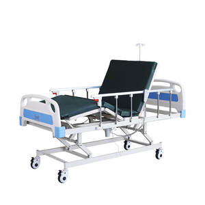 <span class=keywords><strong>Lit</strong></span> médical électrique à 3 fonctions réglable manuellement, très demandé, pour patients - Product Image 4