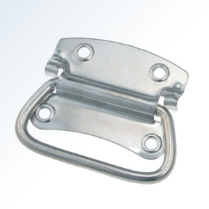 Durable Zinc Plated Metal Bail Pull Handle Easy Install for Flight Case Tool Box Wooden <b>Storage</b> Chest - Product Image 2