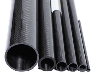 Tube en fibre de carbone SHENYU coloré, haute résistance, brillant et mat, diamètre 6-52 mm, température de fonctionnement inférieure à 200°C - Product Image 1