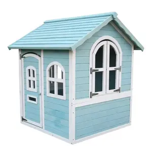 Outdoor Backyard Wooden Cubby House Child Playhouse Wholesale Playhouse For Sale