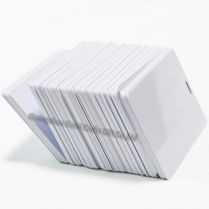 Giá rẻ tùy chỉnh chất lượng cao in ấn nhựa trắng ID kinh doanh trống thẻ PVC cho tổ chức sự kiện dây buộc - Product Image 3