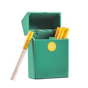 Usine directe étui à cigarettes plastique ABS 20 40 50 paquets ouverture automatique couleur originale étui à cigarettes créatif boîte de rangement - Product Image 1