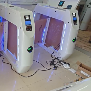 Tourniquet double canal <span class=keywords><strong>Linkgo</strong></span> BF09 en acier inoxydable 304, rapide et sûr pour les parcs d'attractions commerciaux en intérieur - Product Image 1