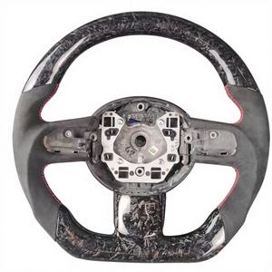 Volant sport en cuir et fibre de carbone personnalisé pour <span class=keywords><strong>Mini</strong></span> R Series (R55-R61) JCW <span class=keywords><strong>Cooper</strong></span> <span class=keywords><strong>S</strong></span> Countryman Clubman - Product Image 3