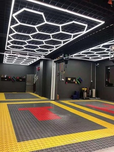 Adled Hexagon Led <b>Lighting</b> 200-1000W 6500K White For Car Repair <b>Workshop</b> Garage Warehouse - Product Image 2