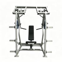 Machine de musculation des épaules à pression divergente professionnelle, robuste, à charge par plaques, pour salle de sport