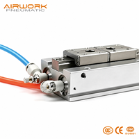 HFD Low Profile Air Gripper MHF2 8mm Bore Double Acting Two Finger Parallel Type Pneumatic Air Gripper Kelas Industri