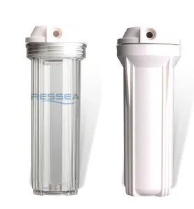 Pp Plastic Transparante Water Filter Behuizing 10 20 Inch