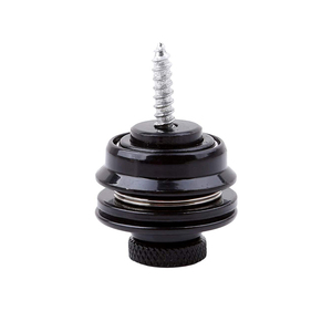 Botón negro Straplocks Cerradura de correa de <span class=keywords><strong>guitarra</strong></span> eléctrica para acústica Folk Classic Bass <span class=keywords><strong>Guitarra</strong></span> Botón Parte Correa - Product Image 5