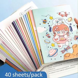 2024 Kawaii Horizontal <b>Notebook</b> Cute Cartoon New <b>A5</b> <b>Spiral</b> <b>Notebook</b> Student Stationery Office Supplies Paper Cover Address Book - Product Image 2