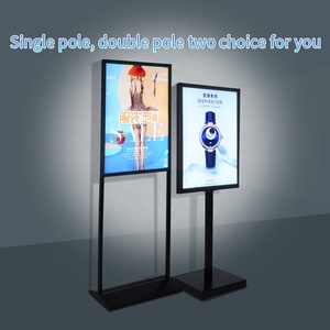 Présentoir de poster vertical à LED Boîte à lumière pour menus Panneaux publicitaires avec support - Product Image 6