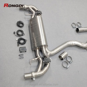 Sistema de Escape con Válvula Eléctrica para BMW 320i 325i 330i G20 B48, Acero Inoxidable, Catback - Product Image 3