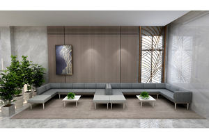Muebles de recepción modulares comerciales, asientos suaves, juego de sofás seccionales para oficina y vestíbulo de Hotel, áreas de espera públicas, visitantes de oficina - Product Image 5