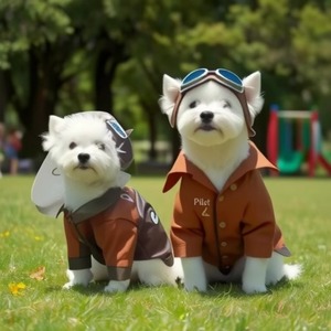 เสื้อแจ็คเก็ตหนังสำหรับสัตว์เลี้ยง สีน้ำตาลกาแฟ XS256987 สำหรับสุนัขขนาดเล็กถึงกลาง สไตล์สนุกสนานสำหรับฤดูใบไม้ผลิ - Product Image 1