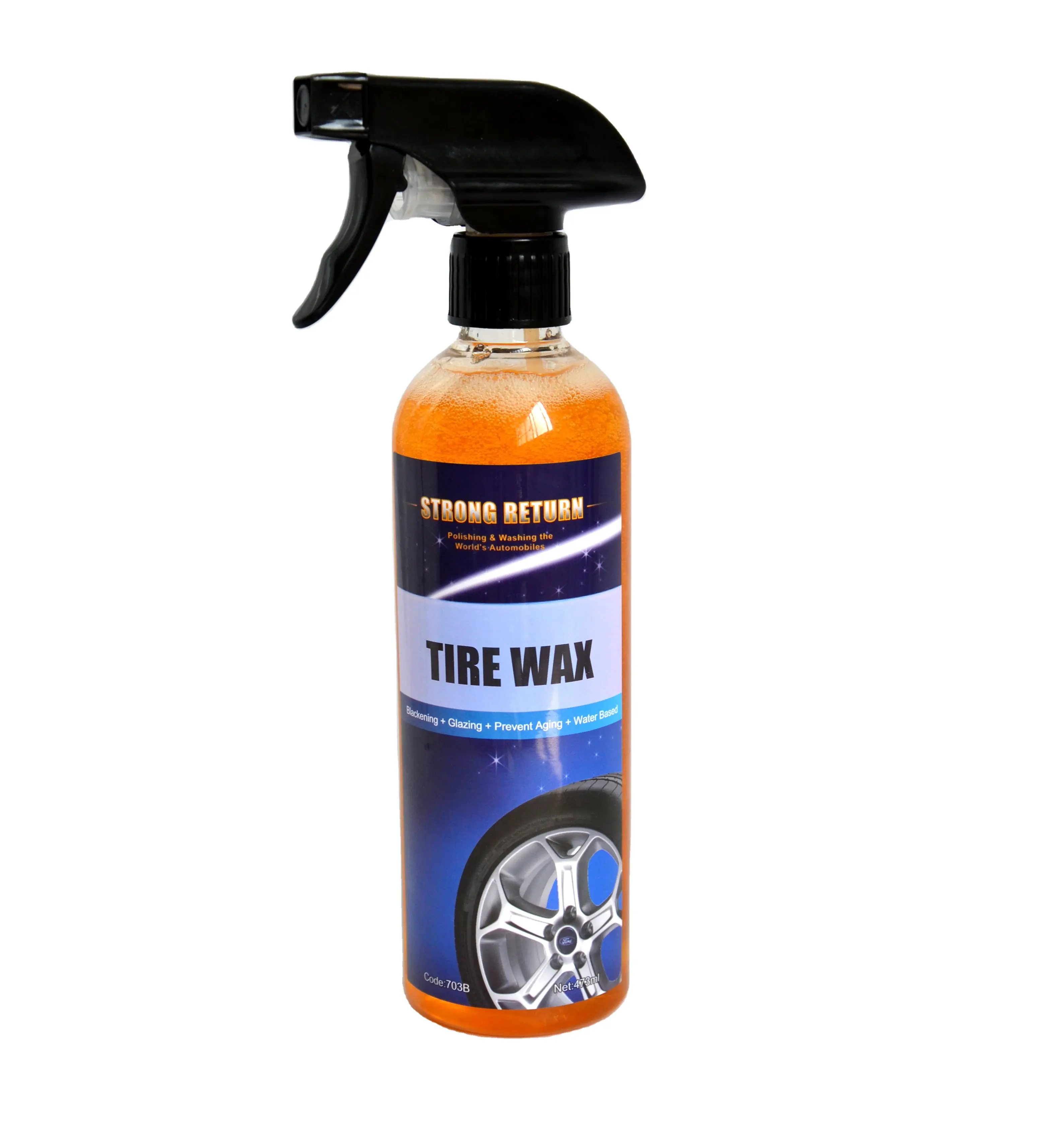 Wholesale price high quality tire Wax is an exterior water based dressing for car wash wax tire gel shine