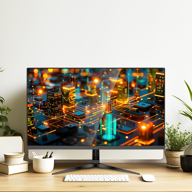 32 Inch Curved 4K 144HZ QLED Monitor with ADS-IPS Panel 2560x1440/3440x2160 Resolution Aluminum Frame /USB/VGA/DP Connectors