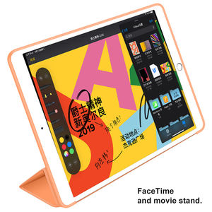 Étui en TPU souple ultra fin résistant aux chocs avec fonction de mise en veille et de réveil automatique pour <span class=keywords><strong>iPad</strong></span> 10.2 2020 2021 7ème 8ème <span class=keywords><strong>9</strong></span>ème génération - Product Image 3