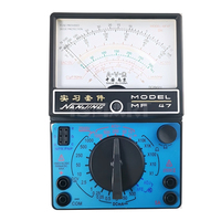 Kit de multimètre analogique MF47, outil d'enseignement et de pratique pour l'assemblage DIY, mesure la capacité, le courant continu, la tension AC/DC, la résistance DC