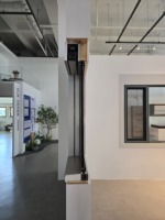 Fenêtre à battant vers l'extérieur GREATMEN en alliage d'aluminium, à rupture de pont thermique, verre Low-E, acier inoxydable, design moderne pour appartement
