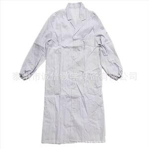 Bata de laboratorio blanca, talla única, ropa de trabajo para laboratorio, J82001, equipo de laboratorio químico, instrumentos didácticos. - Product Image 4