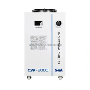 Fibra de corte a laser para solda S&A CWFL6000W Resfriamento de água Resfriador industrial CWFL-6000 para máquina a laser