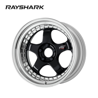 Jantes RS Custom Widebody Meister S1 5x100 5x114.3 5x130 Deep Dish 18 19 pouces pour Subaru BRZ V2 V3 Nissan 350Z Porsche 911