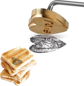 Điện Tử Sắt Tem Biểu Tượng Tùy Chỉnh Dừa Bánh Mì Bánh Gỗ Da Xây Dựng Thương Hiệu Tem Có Thể Thay Thế Logo Đầu - Product Image 4