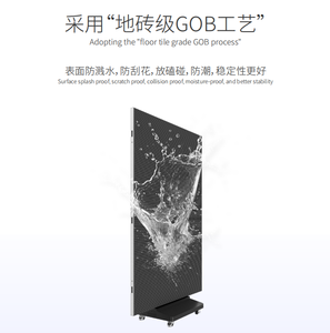 Pantalla LED digital plegable de doble cara para interiores P2.5 GOB Tri Fold, para publicidad en exposiciones, tiendas y centros comerciales. - Product Image 5