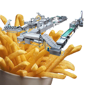 Fabbrica su misura industriale commerciale completamente automatica patatine fritte macchina per la produzione di patatine fritte congelate linea di produzione - Product Image 1