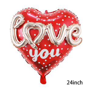 Nouveauté Film en gros Ballon en forme de cœur avec inscription « Love » pour garçon et fille, pour baby shower, mariage, Saint-Valentin, vente de globos - Product Image 6
