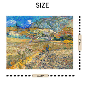 Reproducción a Nivel <span class=keywords><strong>de</strong></span> Colección del Museo, Impresión en Lienzo del Paisaje <span class=keywords><strong>de</strong></span> <span class=keywords><strong>Campo</strong></span> <span class=keywords><strong>de</strong></span> <span class=keywords><strong>Trigo</strong></span> <span class=keywords><strong>de</strong></span> Vincent <span class=keywords><strong>Van</strong></span> <span class=keywords><strong>Gogh</strong></span>, Tecnología Digital <span class=keywords><strong>de</strong></span> Alta Definición - Product Image 2