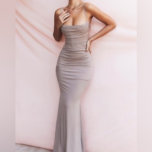 2025 Phụ Nữ Của Mùa Hè Phụ Nữ Buổi Tối Bên Áo Choàng Phụ Nữ Sexy <span class=keywords><strong>Backless</strong></span> Jersey Corset <span class=keywords><strong>Maxi</strong></span> Bodycon Dress Trong Hạnh Nhân - Product Image 1