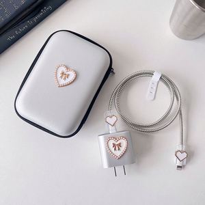 Copertura per caricabatterie cellulare per <span class=keywords><strong>Iphone</strong></span> con cavo di ricarica da 20W custodia antipolvere - Product Image 3