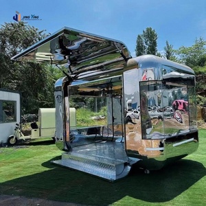 Vente directe d'usine, petite caravane de voyage rétro, caravane de camping, caravane de camping durable en fibre de verre et aluminium, mobile - Product Image 4