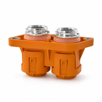 Connecteur plastique haute tension à deux cœurs YONGRUI 1000VDC 300A pour moteurs de véhicules électriques, contrôleurs PDU, IP68 IP6K9K PA66 LV216-2 Power
