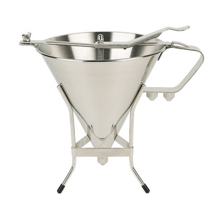 Yolecen Commercial 20 polvo bolas xarope funil engroçado aço inoxidável funil cônico destacável Frame garfo utensílio Material - Product Image 1