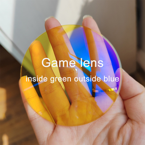 ขายดีเลนส์กล้องมองกลางคืนเกม1.56เลนส์ HMC สีฟ้าเคลือบเลนส์ใสตัดสีฟ้าพร้อมเอฟเฟกต์การมองเห็นเพียงครั้งเดียวยอดนิยมจากจีน - Product Image 2