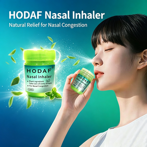 Inhalador Nasal Herbal de Acción Rápida OEM, Botella de Inhalador Refrescante para la Nariz, Menta y Mentol, Portátil para el Mareo por Movimiento, Concentración y Estado Mental - Product Image 1