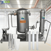 Boîtier de filtre à cartouche multi-sacs à haut débit avec chariot, en acier inoxydable 304, pour filtration industrielle de l'eau