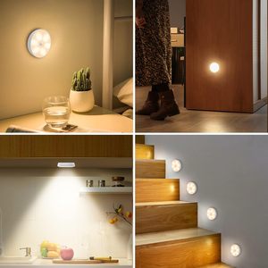 ไฟ LED แบบชาร์จ USB รุ่นใหม่ วัสดุ ABS สำหรับตู้ ตู้เสื้อผ้า ห้องครัว ห้องนอน พร้อมเซ็นเซอร์ตรวจจับความเคลื่อนไหว สีขาว - Product Image 4