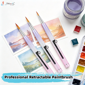 Pinceau de peinture professionnel rétractable en nylon de qualité supérieure avec embout remplaçable, conception <span class=keywords><strong>brevet</strong></span>ée, vente chaude 2026 - Product Image 3