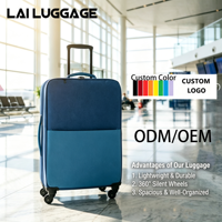 Bagages à main personnalisés en tissu Oxford avec poignée en fer, valises souples durables à roulettes