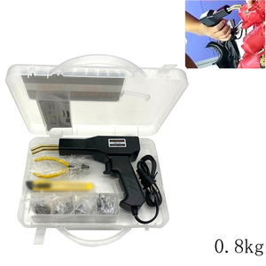 Zwarte kunststof lasapparaat garagegereedschap handige hete nietmachines machine PVC kunststof reparatiemachine autobumper reparatie - Product Image 3