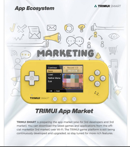 Trimui Thông Minh Mini Xách Tay Cầm Tay Trò Chơi Giao Diện Điều Khiển 2.4 Inch IPS Màn Hình Hệ Thống Linux 64GB Lưu Trữ Wi-Fi <span class=keywords><strong>Video</strong></span> Trò Chơi Máy Nghe Nhạc Cho Trẻ Em - Product Image 2